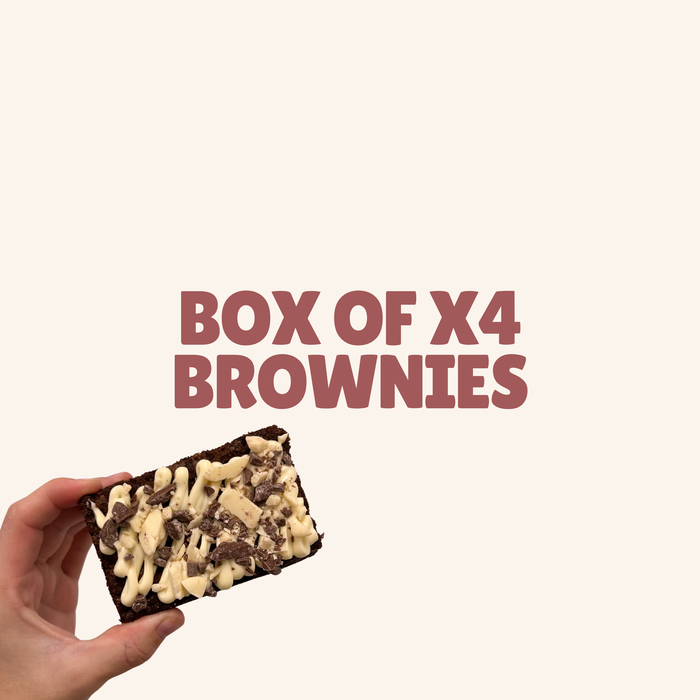 BOX OF X4 BROWNIES