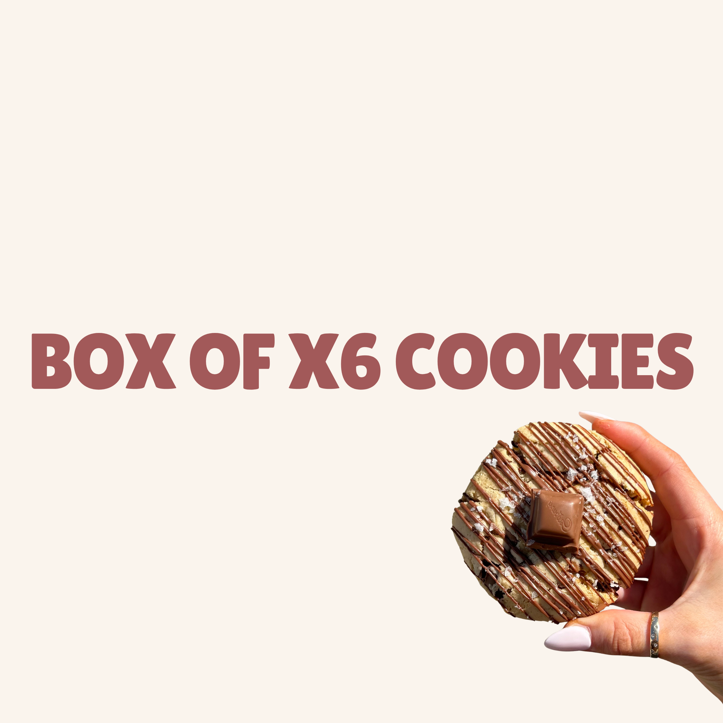 BOX OF X6 COOKIES