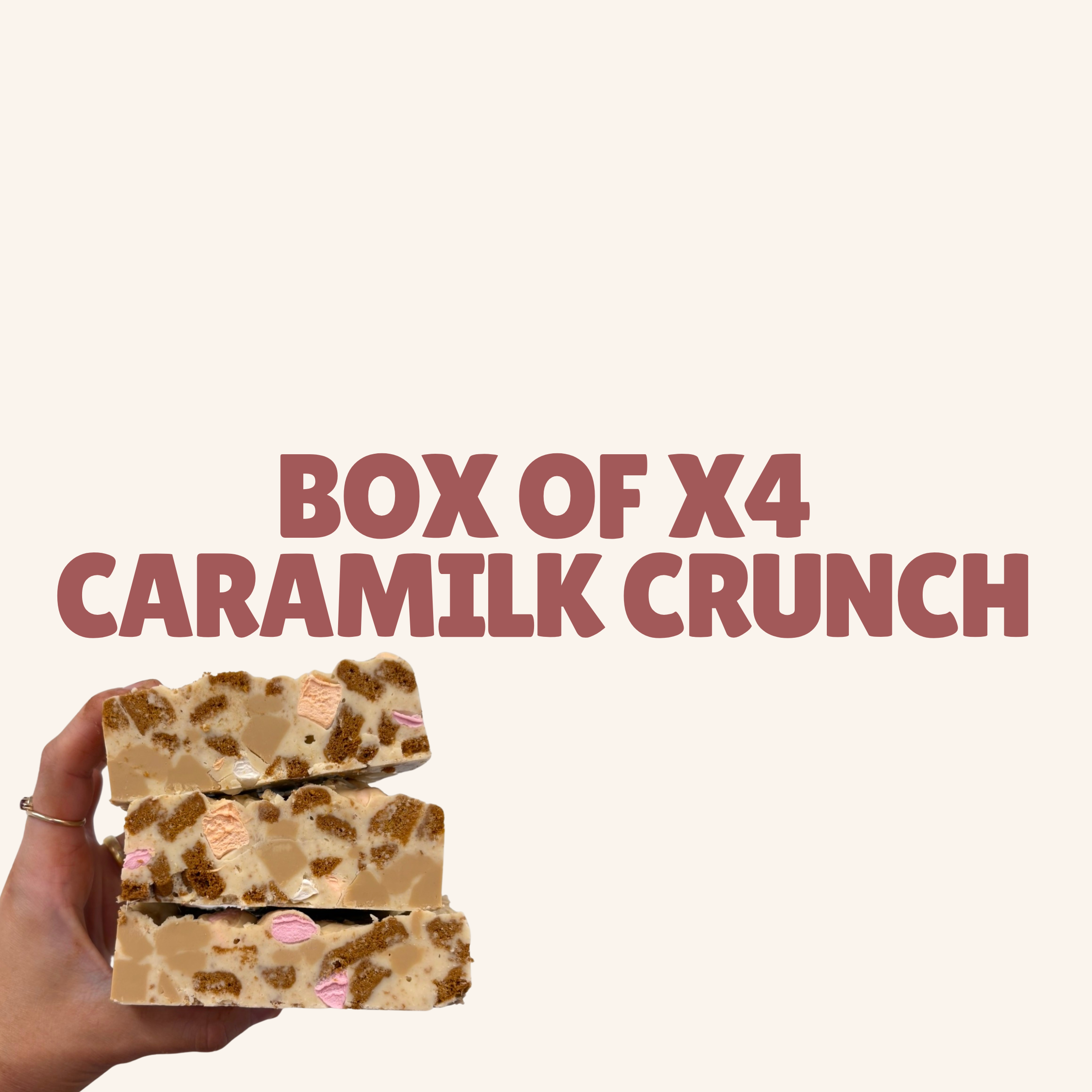 BOX OF X4 CARAMILK CRUNCH