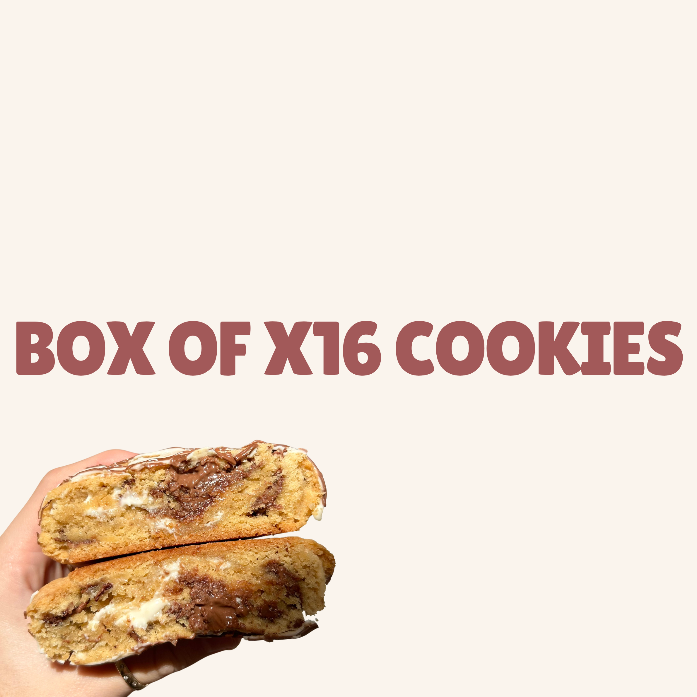 BOX OF X16 COOKIES