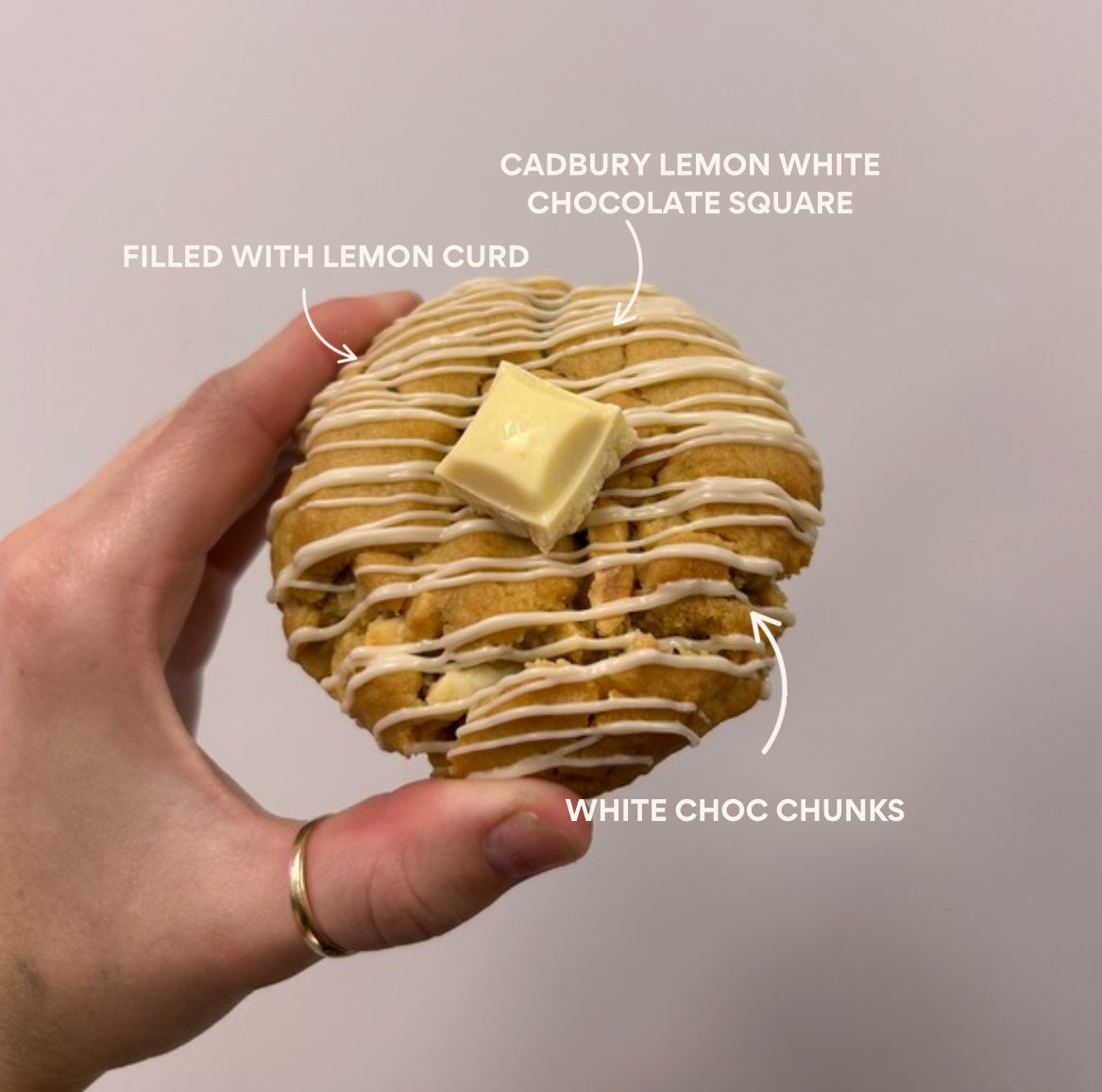 LEMON WHITE CHOC COOKIE