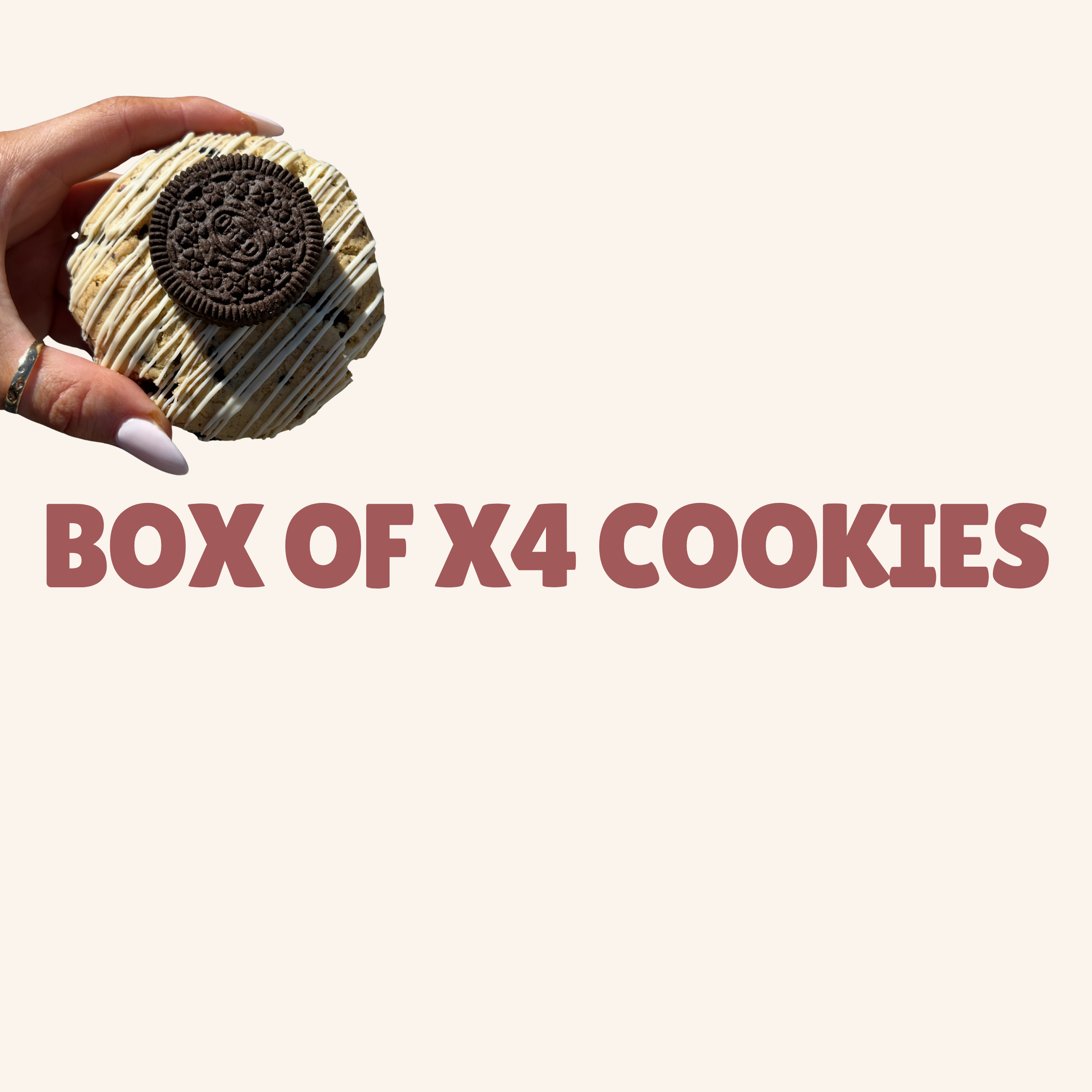 BOX OF X4 COOKIES
